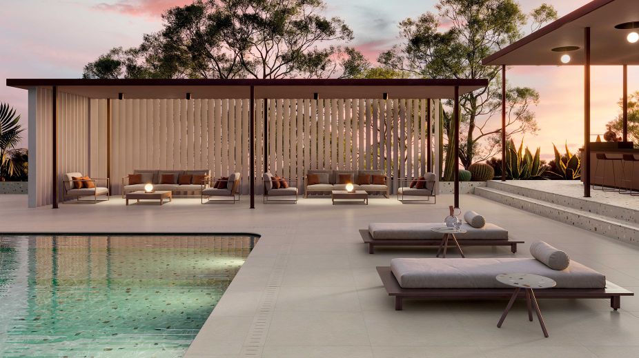 Piastrelle antiscivolo per bordo piscina